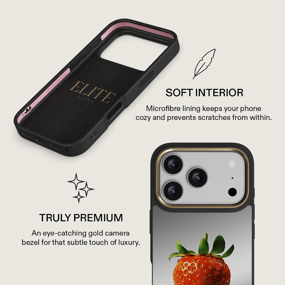 Burga | NiB iphone 17 pro | elite dark mirrored case, juicy. MagSafe compatible - Picture 4 of 8